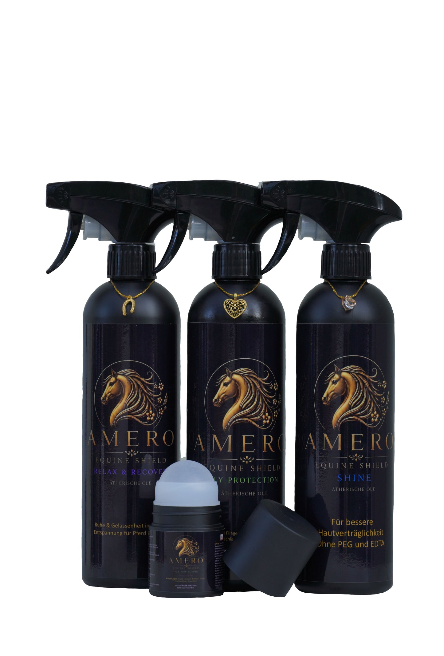 Pferdepflege Komplett Set (4er Bundle): Natürlicher Schutz mit ätherischen Ölen
